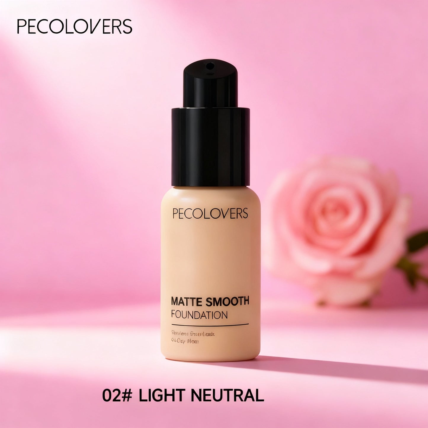 Matte Finish Liquid Foundation - Oil-Control, Waterproof, Full Coverage Concealer for All Skin Tones