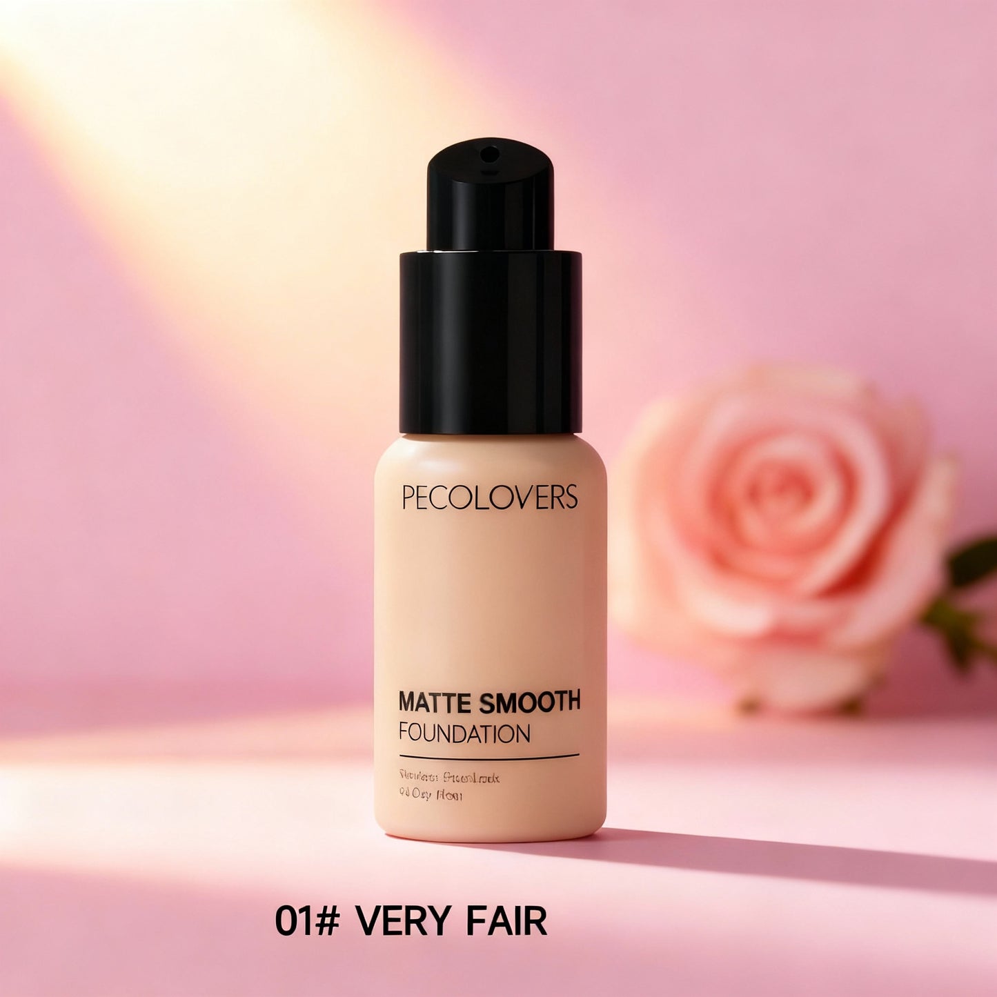 Matte Finish Liquid Foundation - Oil-Control, Waterproof, Full Coverage Concealer for All Skin Tones