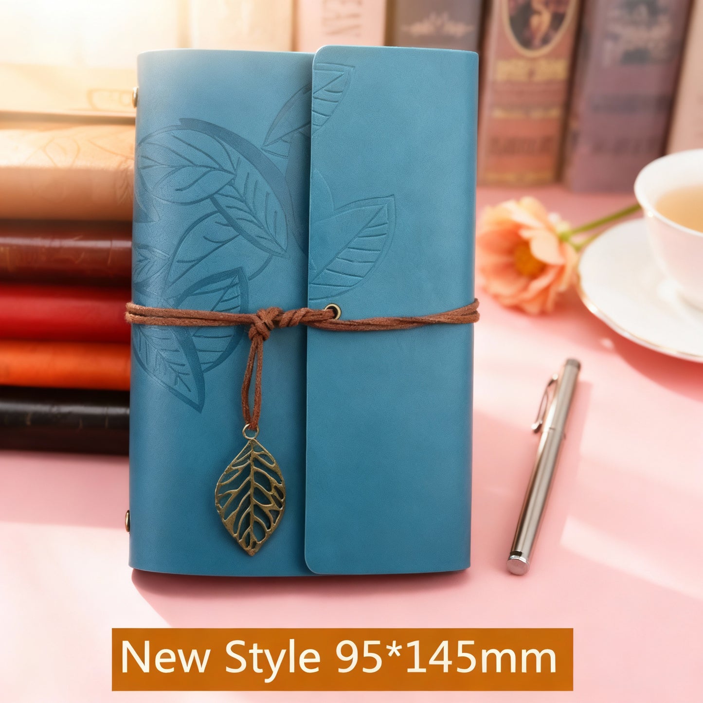 Retro Spiral Notebook Diary Notepad Vintage Pirate Anchors PU Leather Note Book Replaceable Stationery Gift Traveler Journal
