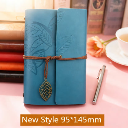 Retro Spiral Notebook Diary Notepad Vintage Pirate Anchors PU Leather Note Book Replaceable Stationery Gift Traveler Journal