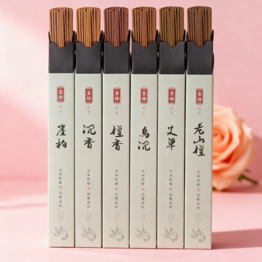 120Pcs/Box Natural Incense Sticks Sandalwood Agilawood Air Fragrance for Aromatherapy Yoga Meditation Odour Removal Refreshing