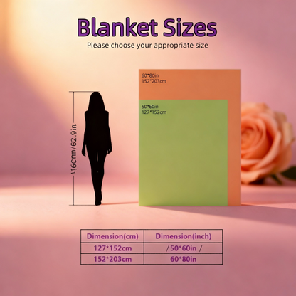 Cozy Plush Throw Blanket - Comfortable Imitation Rabbit Hair Reversible Blanket Thermal Fleece Blanket Nap Blanket