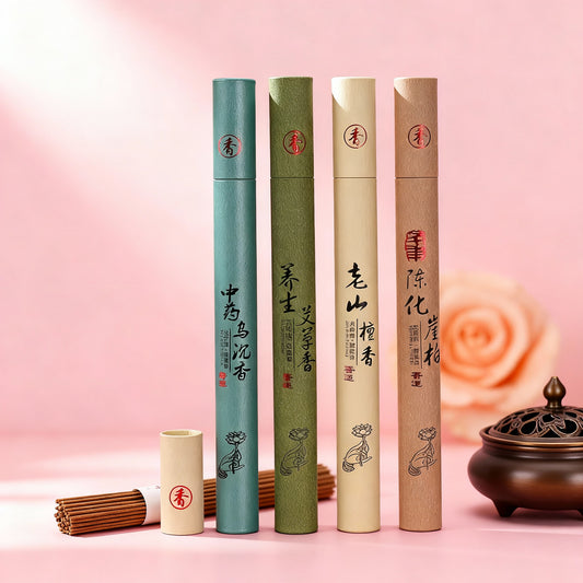 40 Sticks Natural Sandalwood Incense Sleep Chinese Home Incense Sticks Aromatherapy Room Fragrance Buddhist Supplies