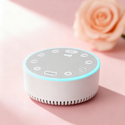 6/10/20Songs White Noise Sound Machine Portable Baby Sleepmachine Soothing Sounds Volume Adjustable Builtin Rechargeable Battery