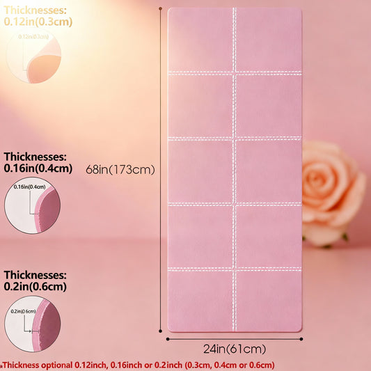 Yoga Mat Pilates Fitness Mat 3/4/6Mm Thickness Non Slip Yoga Cushion Travel Fitness Exercise Pad for Women Home Gym Floor Workout