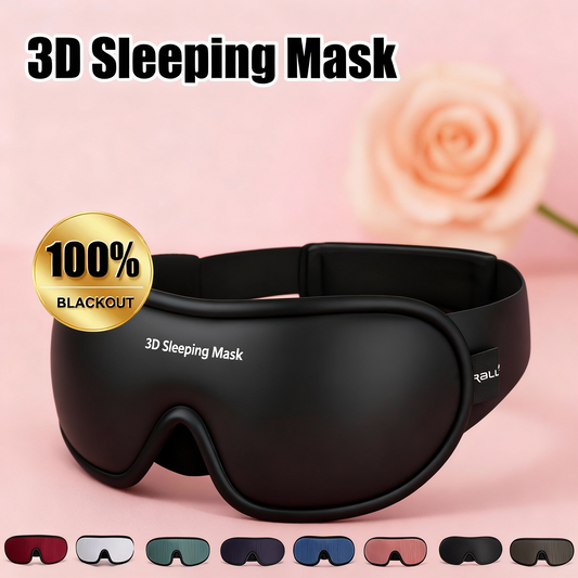3D Sleeping Mask Block Out Light Soft Padded Sleep Mask for Eyes Slaapmasker Eye Shade Blindfold Sleeping Aid Face Mask Eyepatch