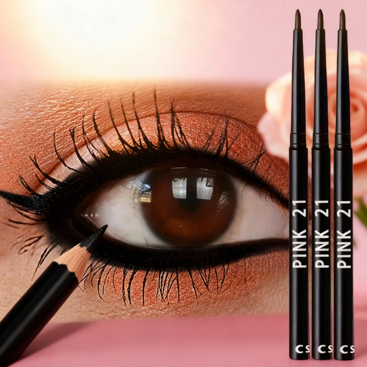 3Pcs Waterproof Black Eyeliner Pencils-Smudge-Proof, Long-Lasting &Beginner-Friendly Eye Makeup