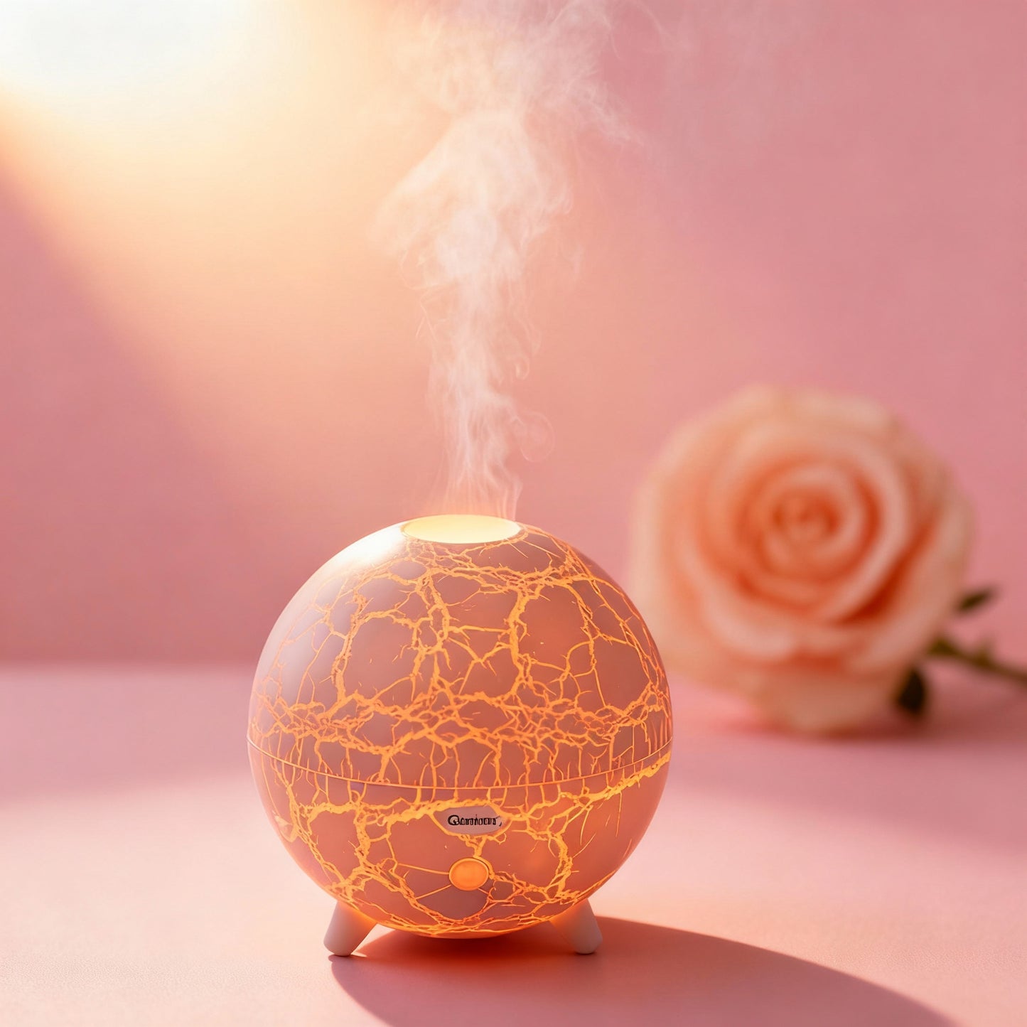 New Creative Ultrasonic Planet Aromatherapy Air Humidifier 200ML USB Spray Fragrance Essential Oil Diffuser Colorful Crack Flame