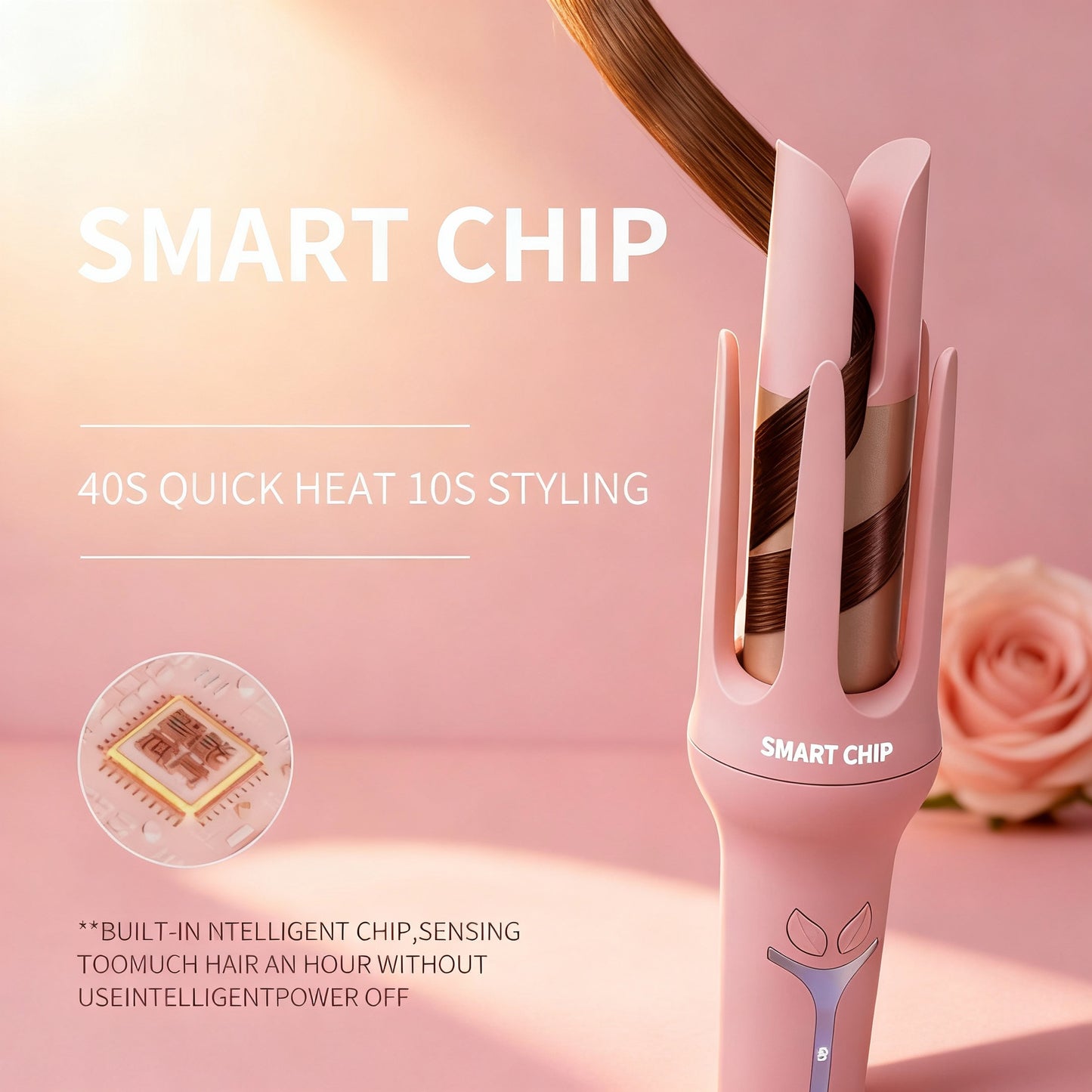 Automatic Curling Iron 32 Mm Big Roll Anion Ceramic Hair Curler 4-Speed Adjustable Fast Heating Fashion Styling Tools