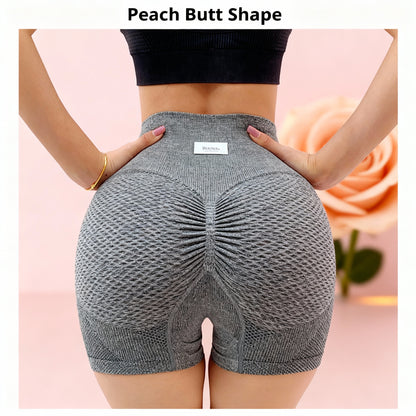 Seamless Yoga Shorts High Waist Workout Fitness Lift Peach Butt Fitness Tights Gym Running Body Shaper Pants Casual Sportswear