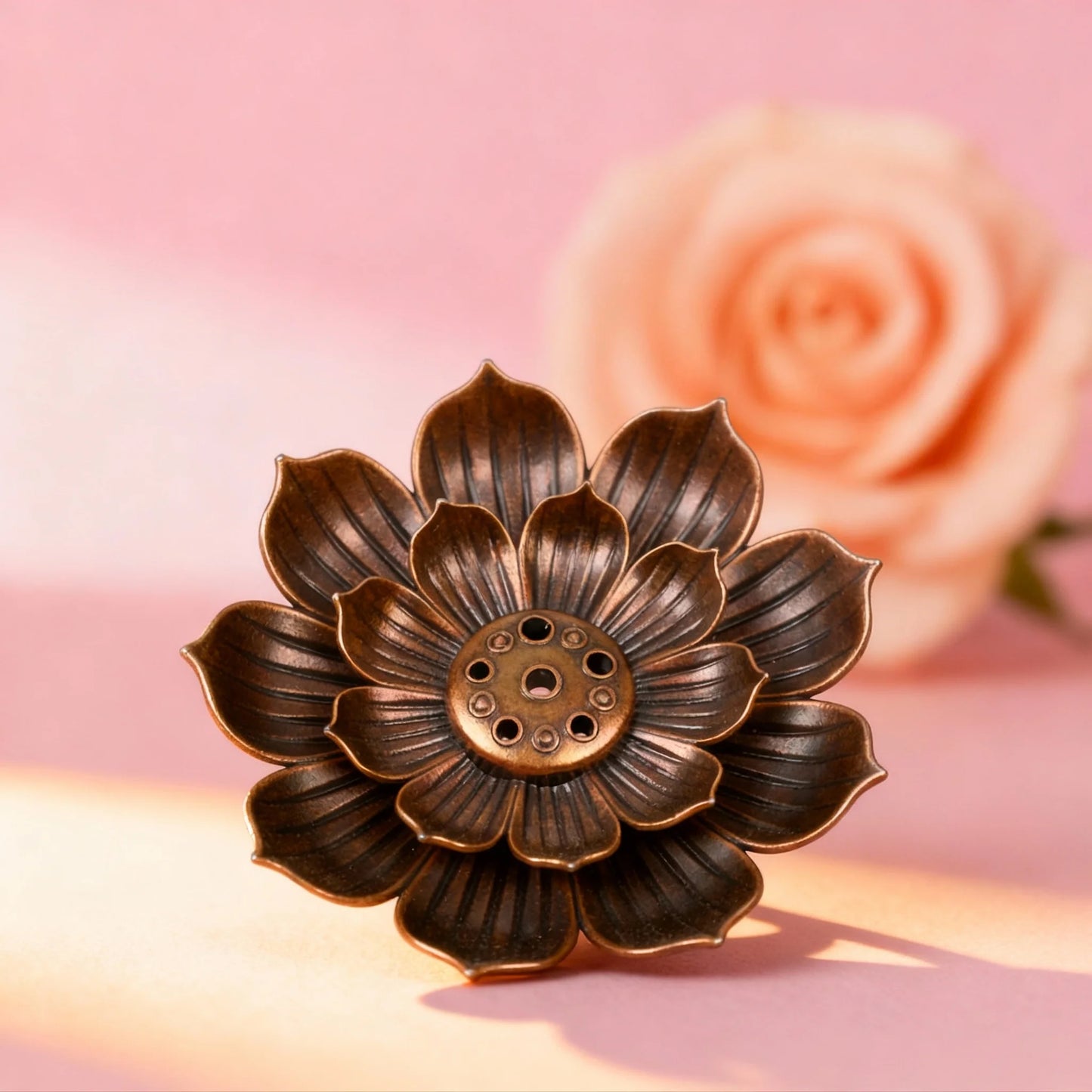 1PC New High Quality Aluminium Alloy Incense Burner Stick Holder Plate Burner Plate Buddhism Coil Lotus Censer