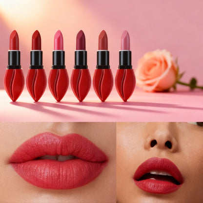 2-Piece Matte Liquid Lipstick Gift Set - Waterproof and Transfer-Proof, 24-Hour Color Payoff, Perfect for Dates and Weddings