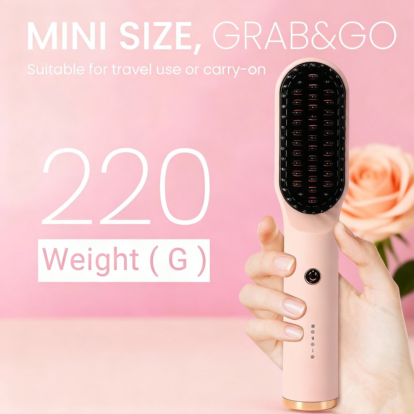 Hair Dryer Brush Negative Lon 3 in 1 Hot Air Dryer Styler and Volumizer Pro Hair Straightener Curler Blow Dryer Brush