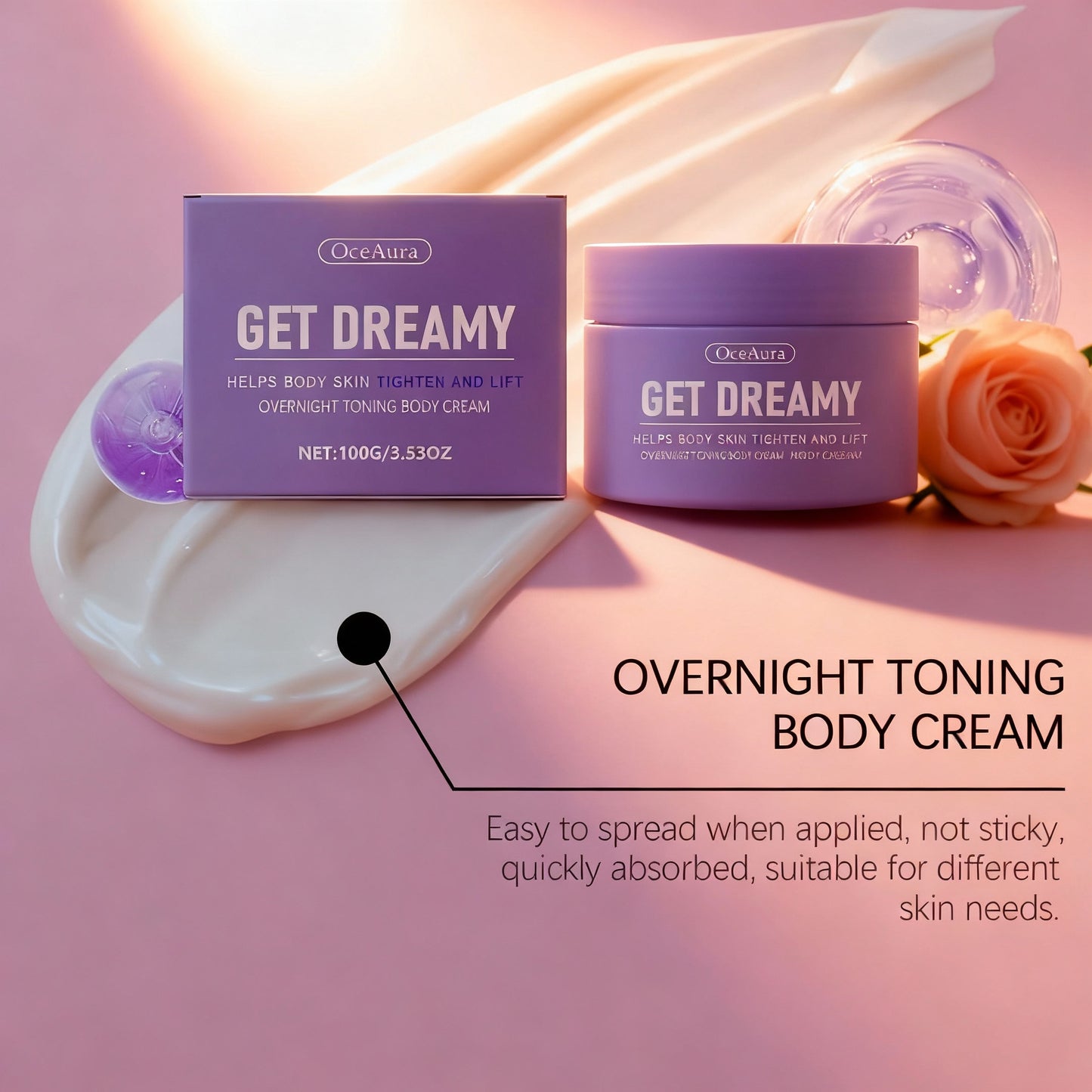 Body Shaping Cream Lasting Moisturize Enhance Skin Elasticity Reduce Sagging Lifting Softening Slimming Body Cream