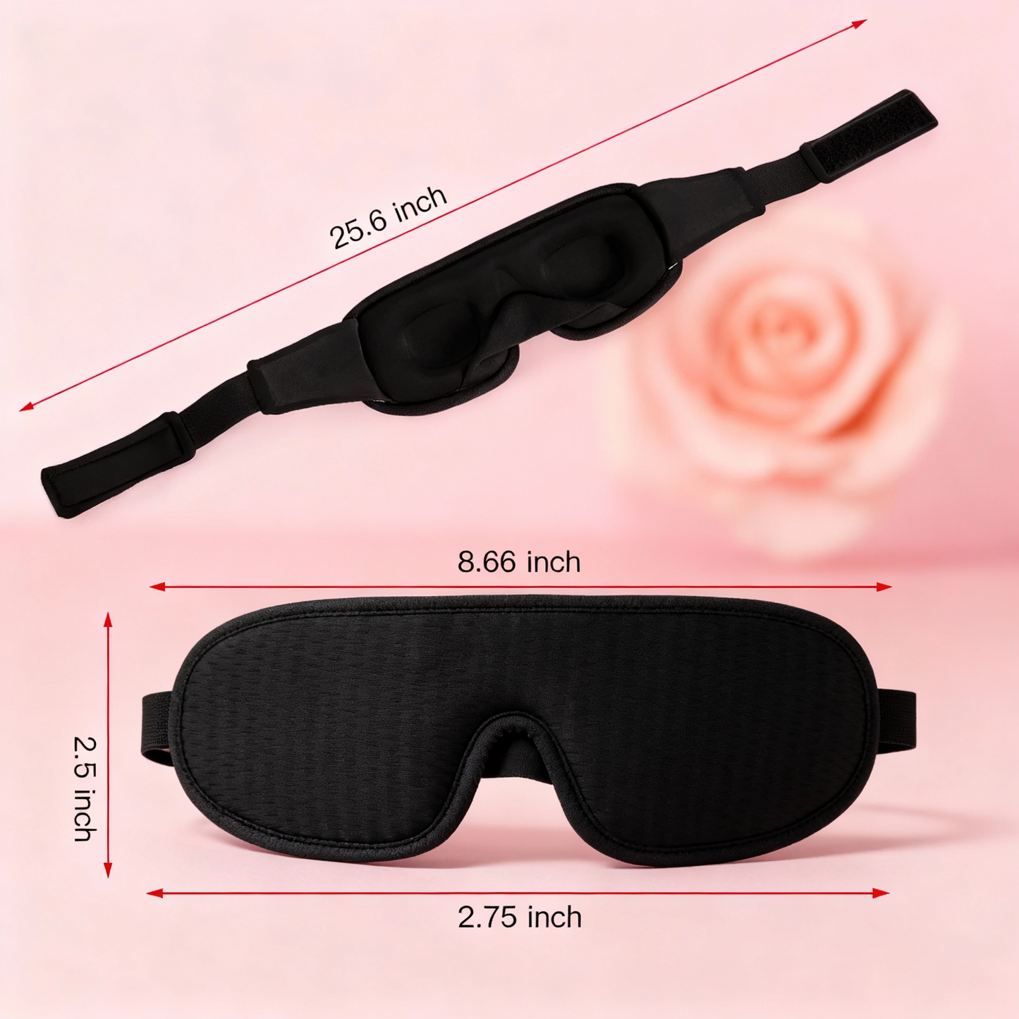 3D Sleeping Mask Block Out Light Soft Padded Sleep Mask for Eyes Slaapmasker Eye Shade Blindfold Sleeping Aid Face Mask Eyepatch
