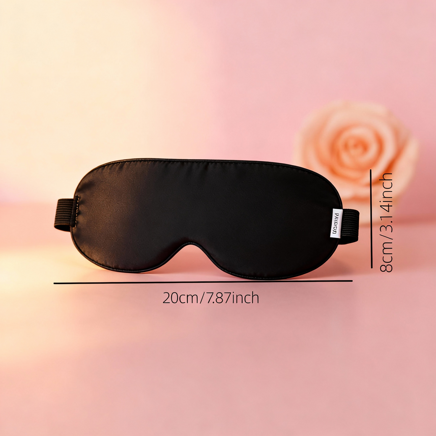 3D Contoured Sleep Mask 100% Light Blocking Eye Mask Ultra-Soft Skin-Friendly Material Breathable Eye Cover for Rest Travel Yoga