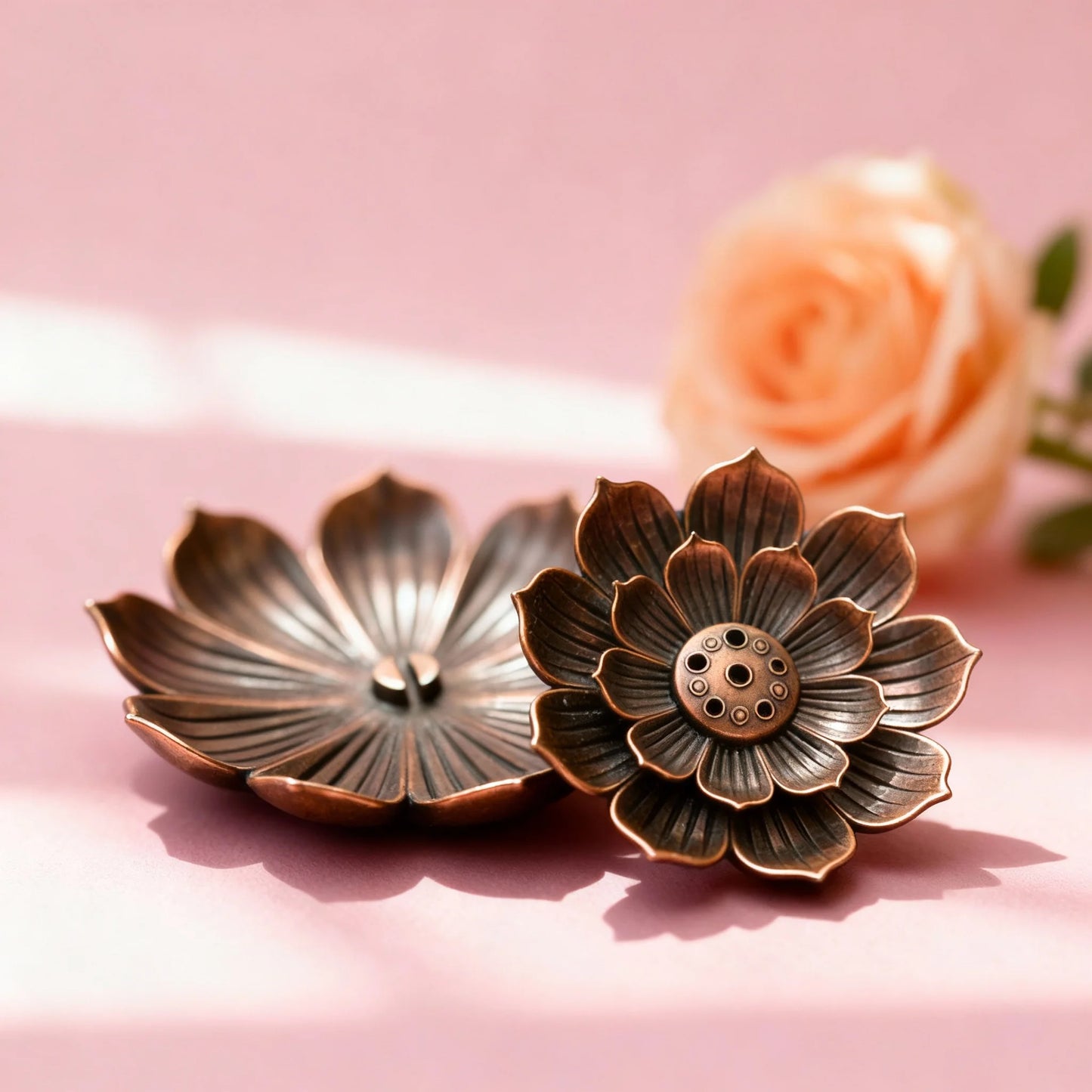 1PC New High Quality Aluminium Alloy Incense Burner Stick Holder Plate Burner Plate Buddhism Coil Lotus Censer