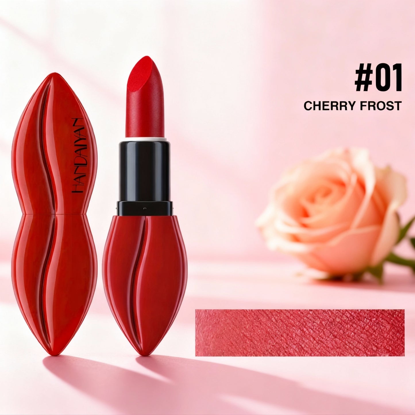 2-Piece Matte Liquid Lipstick Gift Set - Waterproof and Transfer-Proof, 24-Hour Color Payoff, Perfect for Dates and Weddings