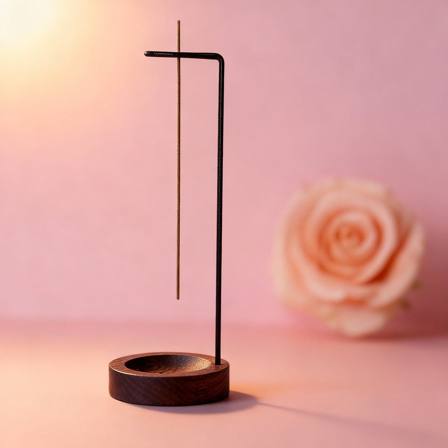 Retro Circular Thread Incense Burner Indoor Home Stand Sandalwood & Agarwood Ornament Wooden Incense Holder for Home Decor