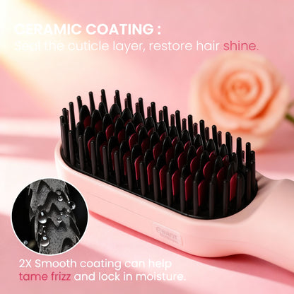 Hair Dryer Brush Negative Lon 3 in 1 Hot Air Dryer Styler and Volumizer Pro Hair Straightener Curler Blow Dryer Brush