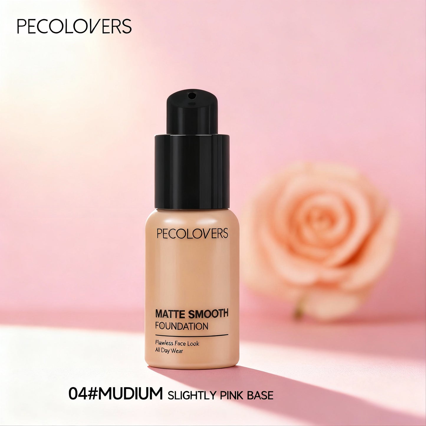 Matte Finish Liquid Foundation - Oil-Control, Waterproof, Full Coverage Concealer for All Skin Tones