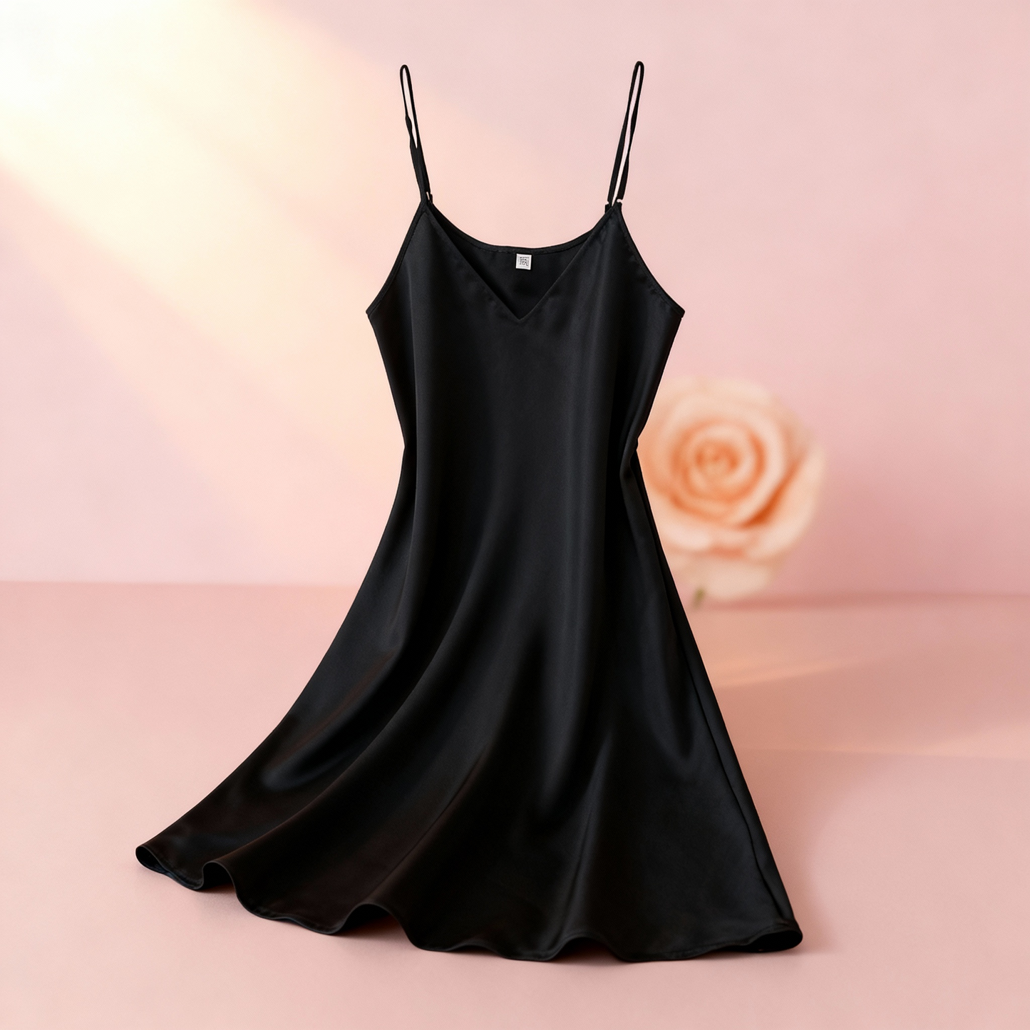Women's Sexy Silk Satin Night Dress Sleeveless Nighties V-Neck Nightgown Nightdress plus Size Sleepwear Nightwear
