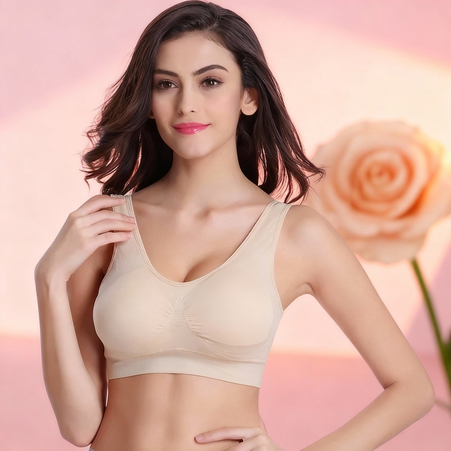 Women Sport Yoga Bra Running Vest Gym Workout Underwear Padded Crop Tops Female Sportswear Brassiere Push up Fitness Bras