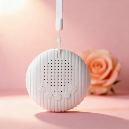 White Noise Sound Machine Portable Baby Sleep Machine 10 Soothing Sounds Volume Adjustable Built-In Rechargeable Battery USB