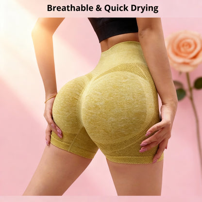 Seamless Yoga Shorts High Waist Workout Fitness Lift Peach Butt Fitness Tights Gym Running Body Shaper Pants Casual Sportswear