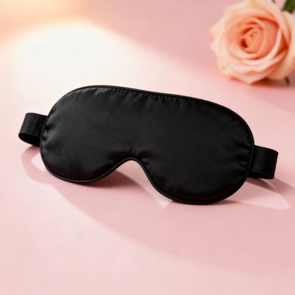 3D Contoured Sleep Mask 100% Light Blocking Eye Mask Ultra-Soft Skin-Friendly Material Breathable Eye Cover for Rest Travel Yoga