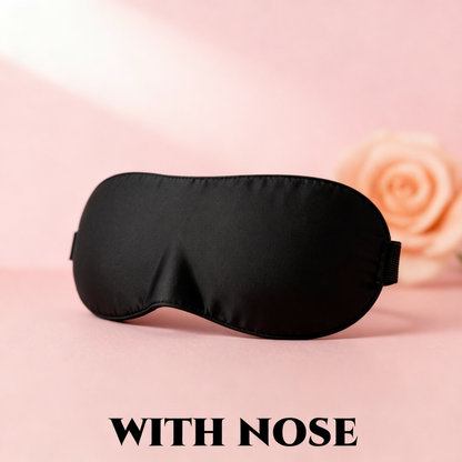 3D Contoured Sleep Mask 100% Light Blocking Eye Mask Ultra-Soft Skin-Friendly Material Breathable Eye Cover for Rest Travel Yoga