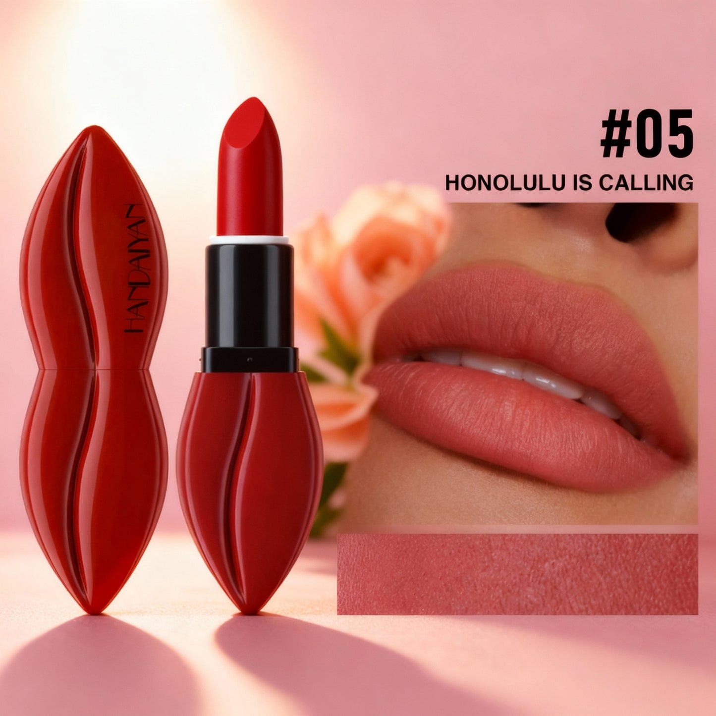 2-Piece Matte Liquid Lipstick Gift Set - Waterproof and Transfer-Proof, 24-Hour Color Payoff, Perfect for Dates and Weddings