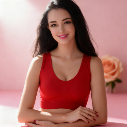 Women Sport Yoga Bra Running Vest Gym Workout Underwear Padded Crop Tops Female Sportswear Brassiere Push up Fitness Bras