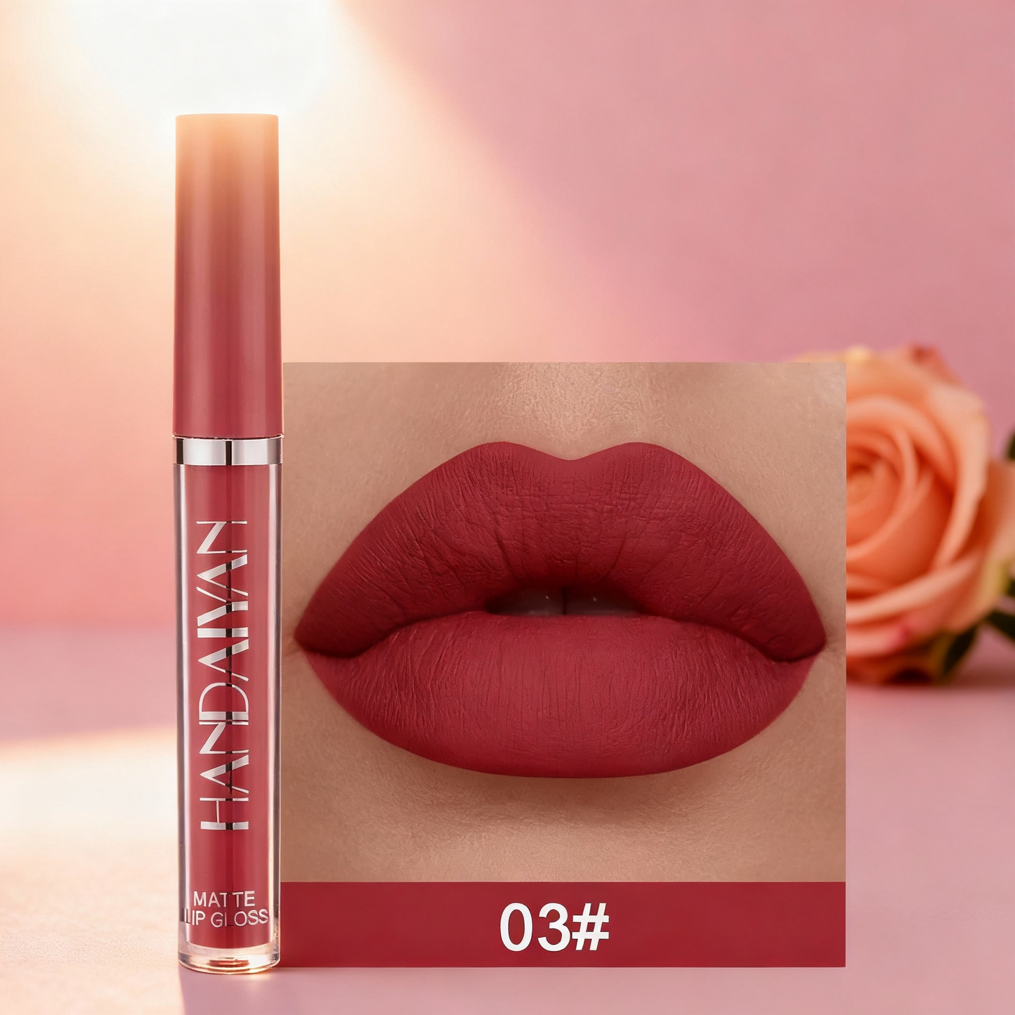 Gift 6Pc/Set Matte Velvet Lip Gloss Waterproof Long-Lasting Liquid Lipstick Cosmetic Beauty Keep 24 Hours Makeup