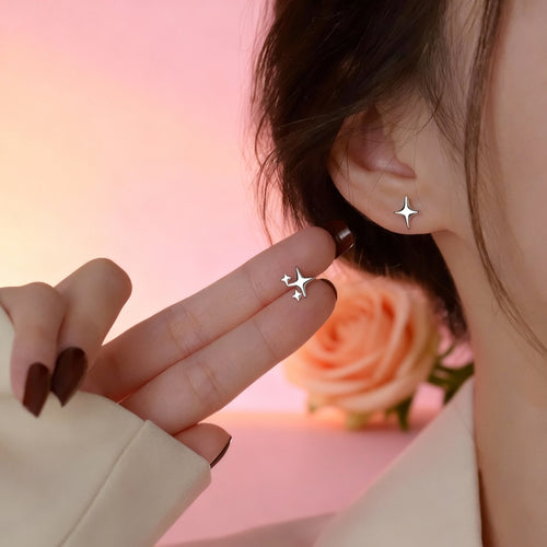Stainless Steel Smooth Metal Chunky Hoop Earrings for Women Fashion round Circle Hoops Statement Earrings Trendy Jewelry