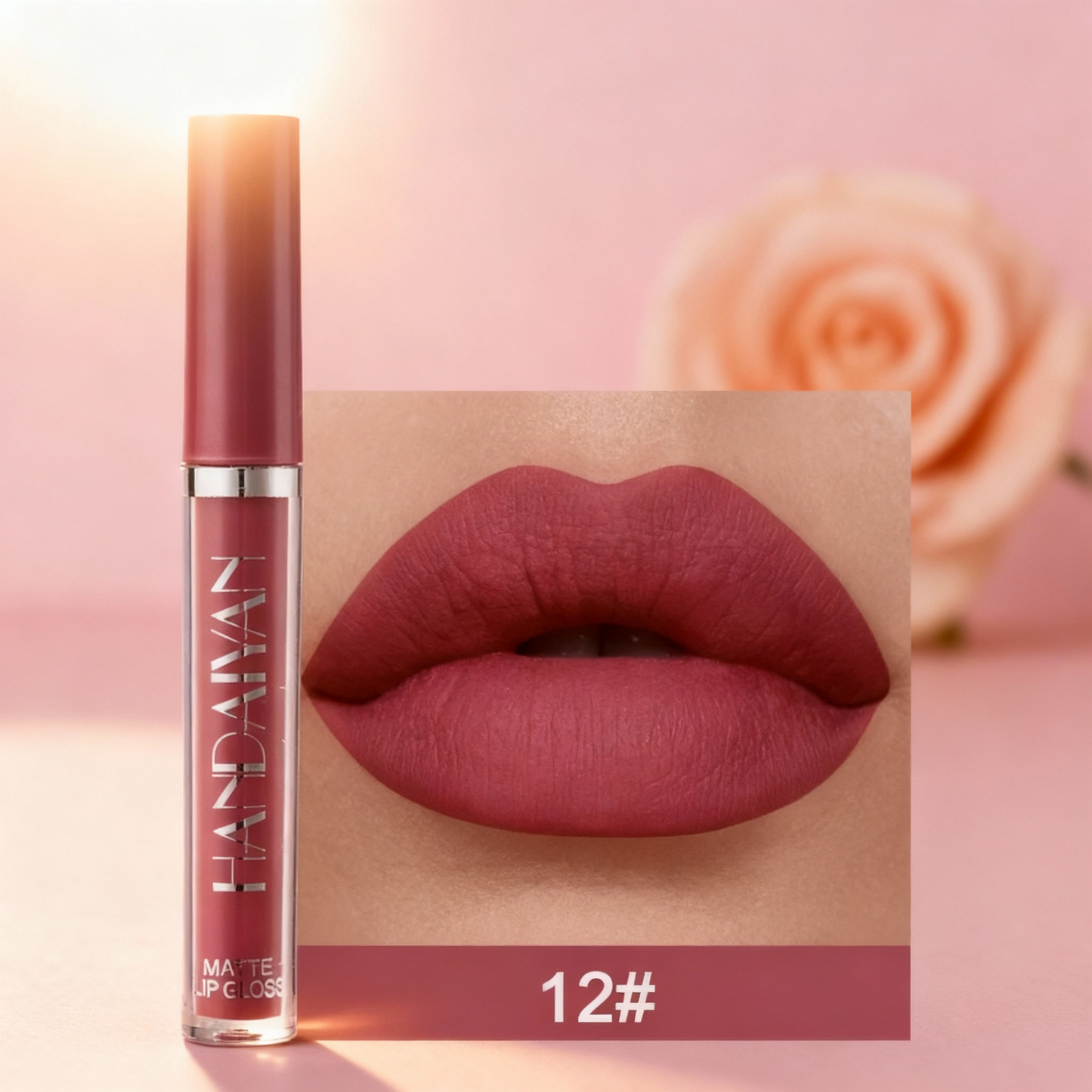 Gift 6Pc/Set Matte Velvet Lip Gloss Waterproof Long-Lasting Liquid Lipstick Cosmetic Beauty Keep 24 Hours Makeup