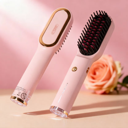 Hair Dryer Brush Negative Lon 3 in 1 Hot Air Dryer Styler and Volumizer Pro Hair Straightener Curler Blow Dryer Brush