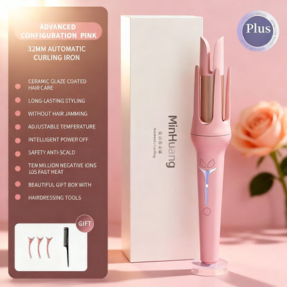 Automatic Curling Iron 32 Mm Big Roll Anion Ceramic Hair Curler 4-Speed Adjustable Fast Heating Fashion Styling Tools